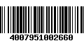 Código de Barras 4007951002660