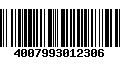 Código de Barras 4007993012306