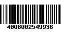 Código de Barras 4008002549936