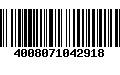 Código de Barras 4008071042918