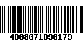 Código de Barras 4008071090179