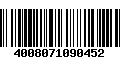 Código de Barras 4008071090452