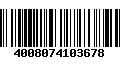 Código de Barras 4008074103678