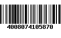 Código de Barras 4008074105870