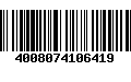 Código de Barras 4008074106419