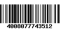 Código de Barras 4008077743512