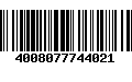 Código de Barras 4008077744021