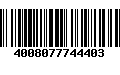 Código de Barras 4008077744403