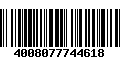 Código de Barras 4008077744618