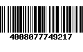 Código de Barras 4008077749217