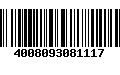 Código de Barras 4008093081117