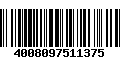 Código de Barras 4008097511375