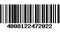 Código de Barras 4008122472022