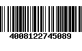 Código de Barras 4008122745089