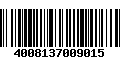 Código de Barras 4008137009015