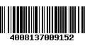 Código de Barras 4008137009152