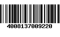 Código de Barras 4008137009220