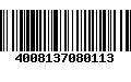 Código de Barras 4008137080113