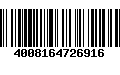 Código de Barras 4008164726916