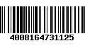 Código de Barras 4008164731125