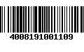 Código de Barras 4008191001109