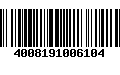 Código de Barras 4008191006104