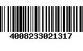 Código de Barras 4008233021317