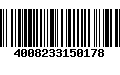 Código de Barras 4008233150178