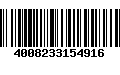 Código de Barras 4008233154916