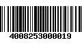 Código de Barras 4008253000019