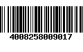 Código de Barras 4008258009017