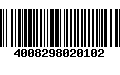 Código de Barras 4008298020102