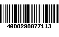 Código de Barras 4008298077113