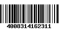 Código de Barras 4008314162311