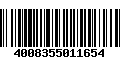 Código de Barras 4008355011654