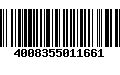 Código de Barras 4008355011661