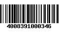 Código de Barras 4008391000346