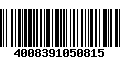 Código de Barras 4008391050815