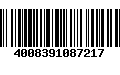 Código de Barras 4008391087217