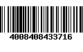 Código de Barras 4008408433716