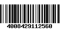 Código de Barras 4008429112560