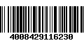 Código de Barras 4008429116230