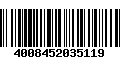 Código de Barras 4008452035119