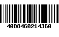 Código de Barras 4008460214360