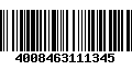 Código de Barras 4008463111345