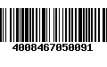 Código de Barras 4008467050091