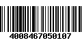 Código de Barras 4008467050107