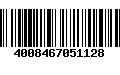 Código de Barras 4008467051128