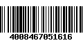 Código de Barras 4008467051616