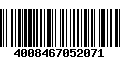 Código de Barras 4008467052071